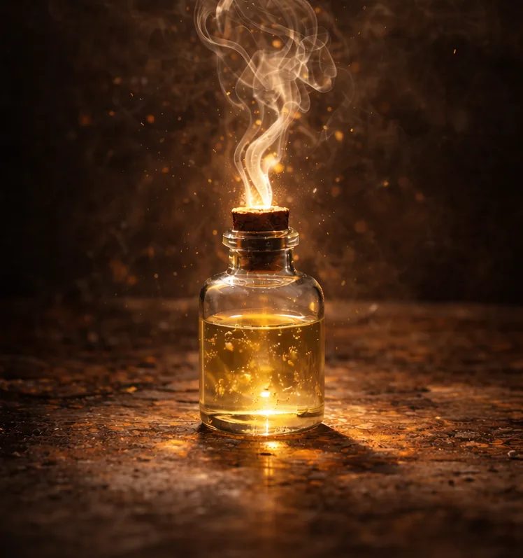 Illustration accompanying the alchemical spellwork overview